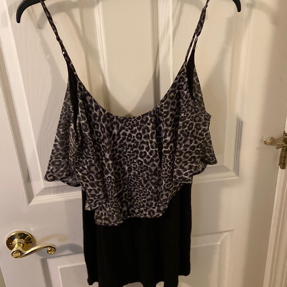 Daytrip leopard print bank top. Purchased at the Buckle. Size Large.